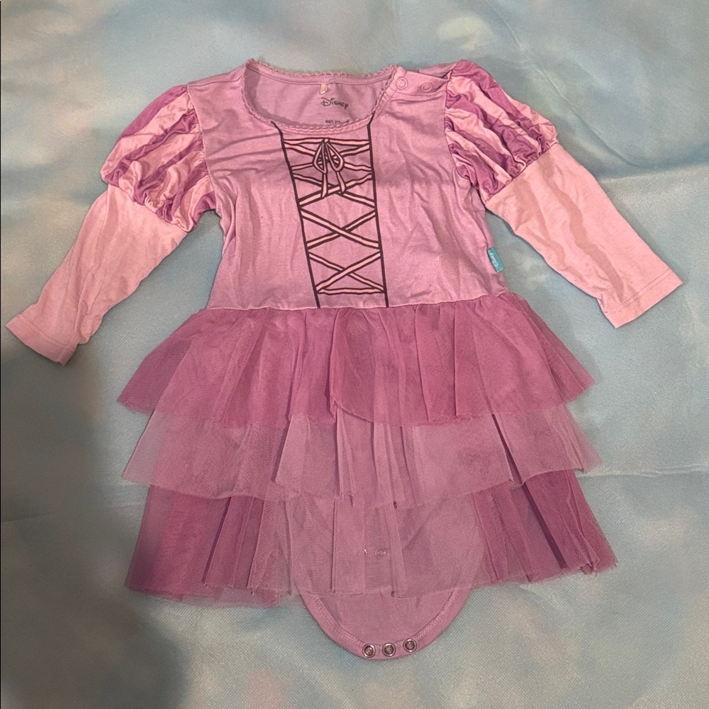 Disney Lavender Tulle Dress with Lace-Up Front - Rapunzel Skirt